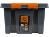 Ящик сплошной 415×300×190 мм, объем 16 л., арт.: Rox Box PRO 16, антрацит, код: 25339
