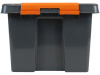 Ящик сплошной 335×220×155 мм, объем 8 л., арт.: Rox Box PRO 8, антрацит, код: 25338