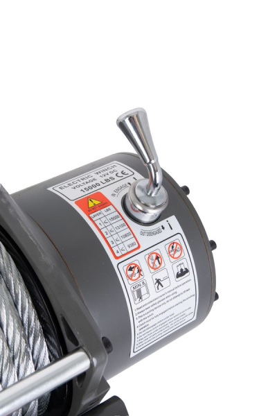 Лебедка автомобильная TOR ЛА SEC16800 г/п 7620 кг 28 м 12V