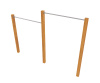 Турник двойной WOOD&SPORT «Реутов»