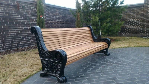 Скамейка чугунная «ВДНХ»