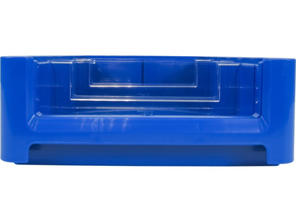 Ящик сплошной 400×234×90 мм, объем 8.42 л., арт.: SK 4209, синий, код: 12374