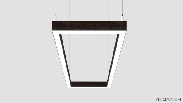 WOOD RETTANGOLO 3000K 84W Венге, корпус 