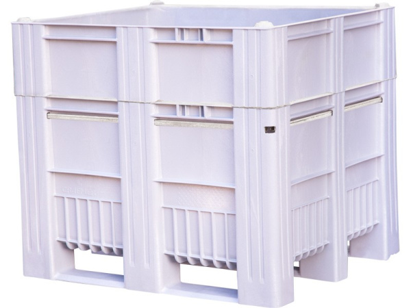 BoxPallet 1200x1000x1035 мм сплошной на полозьях, арт. C-Box 1210 S (1035) серый, код: 20260
