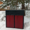 Контейнерный шкаф «Модуль XL» Сталь, сосна